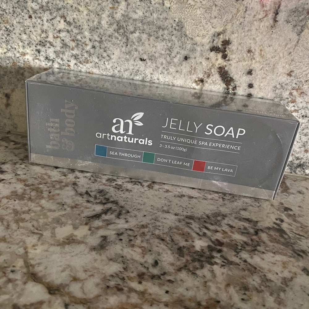 Art naturals jelly soap 3pk